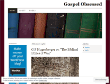 Tablet Screenshot of gospelobsessed.com